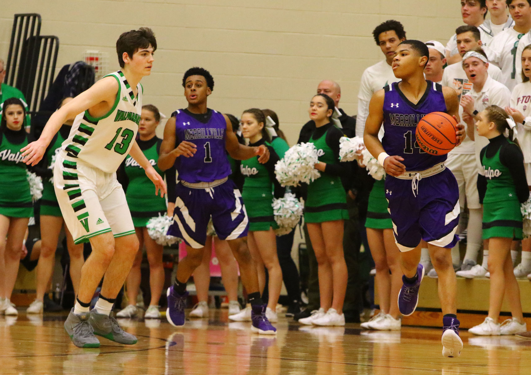 Gallery: Chesterton Sectional - Valparaiso vs. Merrillville boys basketball